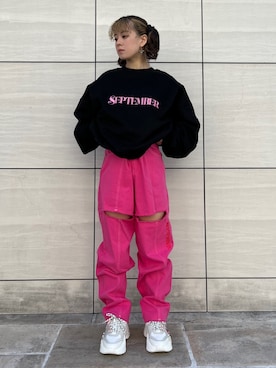 「September（セプテンバー）のアイテム」を使った、じゅりさん（レディース・148cm）の冬コーディネート