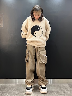 「L.H.P（エルエイチピー）のアイテム（ニット/セーター）」を使った、じゅりさん（レディース・148cm）の春コーディネート