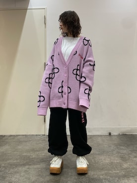 「LONELY/論理（ロンリー）のアイテム」を使った、じゅりさん（レディース・148cm）の冬コーディネート