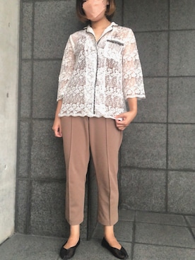 「17kg（イチナナキログラム）のアイテム」を使った、iさん（レディース・162cm）の秋コーディネート