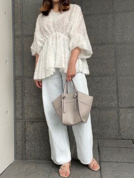 「fifth（フィフス）のアイテム（シャツ/ブラウス）」を使った、iさん（レディース・162cm）の夏コーディネート