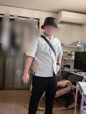 「アイテム（デジタル腕時計）」を使った、チャッピーさん（メンズ・162cm・20代）の夏コーディネート