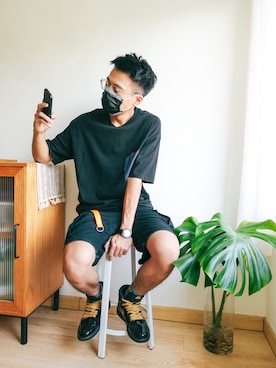 「Jordan」｜「アイテム（腕時計）」を使った、fio____ さん（メンズ・180cm）の秋コーディネート