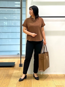 「INDIVI（インディヴィ）のアイテム」を使った、shimaさん（レディース・156cm）の夏コーディネート