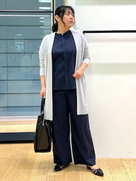 「INDIVI（インディヴィ）のアイテム」を使った、shimaさん（レディース・156cm）の春コーディネート