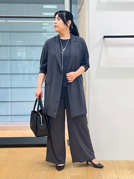 「Airpapel（エアパペル）のアイテム」を使った、shimaさん（レディース・156cm）の春コーディネート