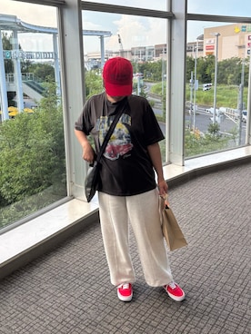 「aimoha（アイモハ）のアイテム」を使った、よしえさん（レディース・162cm）の夏コーディネート