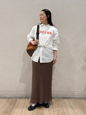 松尾さん(レディース・154cm)の夏コーディネート