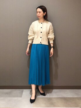 「160cm」｜「アイテム（その他）」を使った、CHIAさん（レディース・160cm）の秋コーディネート