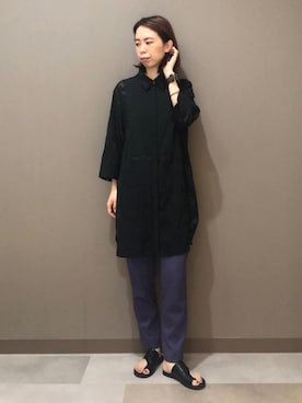 「シック」｜「アイテム（その他）」を使った、CHIAさん（レディース・160cm）の夏コーディネート