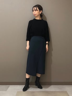 「160cm」｜「アイテム（その他）」を使った、CHIAさん（レディース・160cm）の秋コーディネート