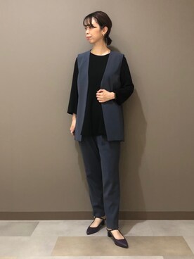 「160cm」｜「アイテム（その他）」を使った、CHIAさん（レディース・160cm）の秋コーディネート