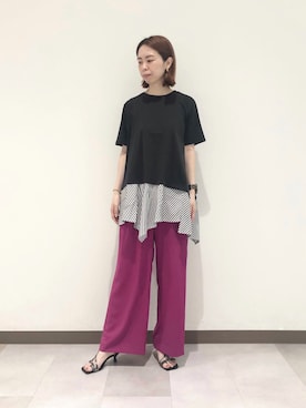 CHIAさん(レディース・160cm)の夏コーディネート