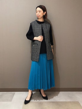 「160cm」｜「アイテム（その他）」を使った、CHIAさん（レディース・160cm）の秋コーディネート