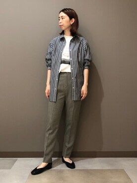 「160cm」｜「アイテム（その他）」を使った、CHIAさん（レディース・160cm）の秋コーディネート