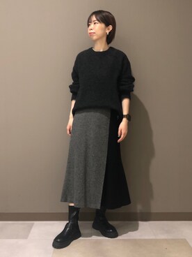 「160cm」｜「アイテム（その他）」を使った、CHIAさん（レディース・160cm）の冬コーディネート