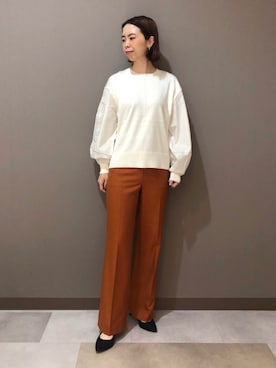 「160cm」｜「アイテム（その他）」を使った、CHIAさん（レディース・160cm）の秋コーディネート
