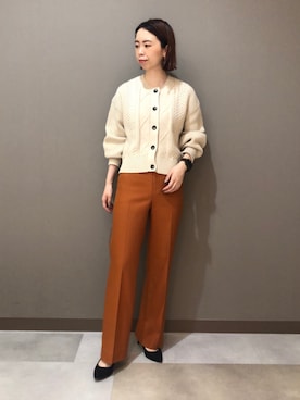 「160cm」｜「アイテム（その他）」を使った、CHIAさん（レディース・160cm）の秋コーディネート