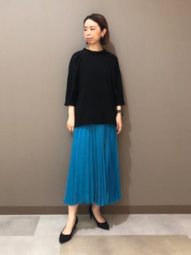 「160cm」｜「アイテム（その他）」を使った、CHIAさん（レディース・160cm）の秋コーディネート