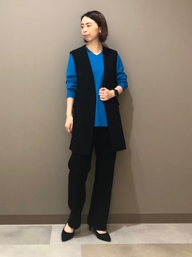 「160cm」｜「アイテム（その他）」を使った、CHIAさん（レディース・160cm）の秋コーディネート