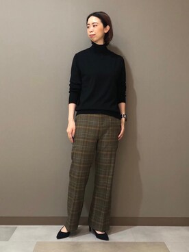 「160cm」｜「アイテム（その他）」を使った、CHIAさん（レディース・160cm）の秋コーディネート