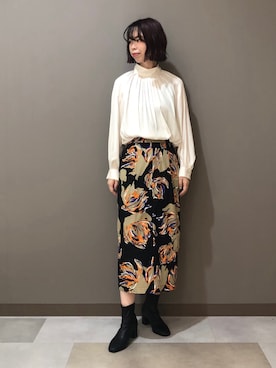 CHIAさん(レディース・160cm)の秋コーディネート