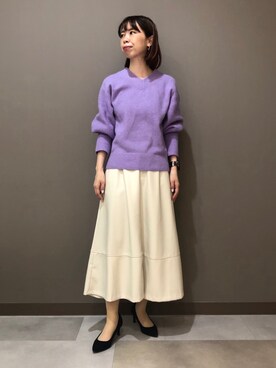 「160cm」｜「アイテム（その他）」を使った、CHIAさん（レディース・160cm）の秋コーディネート