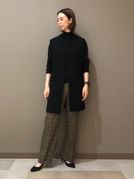 「160cm」｜「アイテム（その他）」を使った、CHIAさん（レディース・160cm）の秋コーディネート
