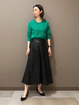 「160cm」｜「アイテム（その他）」を使った、CHIAさん（レディース・160cm）の秋コーディネート