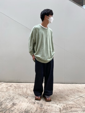 「O project（オープロジェクト）のアイテム」を使った、senocchiさん（メンズ・176cm）の夏コーディネート