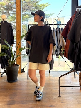 「EKAL（エカル）のアイテム（キャップ）」を使った、いづみさん（レディース・163cm）の春コーディネート