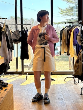 「EKAL（エカル）のアイテム」を使った、いづみさん（レディース・163cm）の春コーディネート