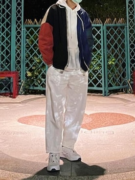 「FILA（フィラ）のアイテム（その他シューズ）」を使った、Dice_900124さん（メンズ・173cm）の冬コーディネート