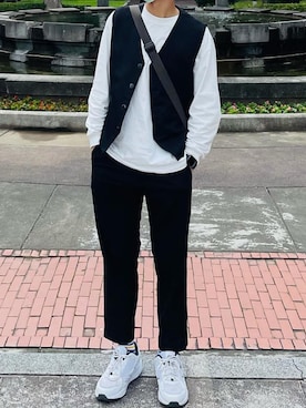 「FILA（フィラ）のアイテム（その他シューズ）」を使った、Dice_900124さん（メンズ・173cm）の冬コーディネート