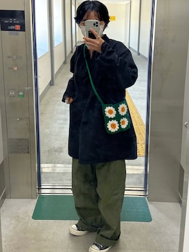 「スイス軍」｜sawaさん（レディース・160cm）の春コーディネート