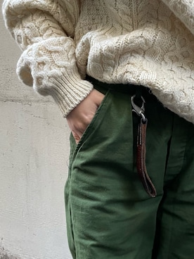 「VINTAGE（ヴィンテージ）のアイテム（その他）」を使った、sawaさん（レディース・160cm）の冬コーディネート