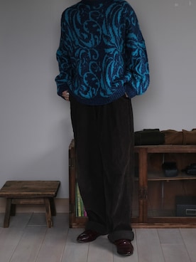 「VANISHING ELEPHANT（ヴァニッシングエレファント）のアイテム」を使った、sawaさん（レディース・160cm）の冬コーディネート