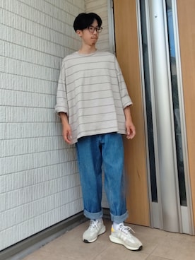 「アイテム（スニーカー）」を使った、【相互】Sugawaraさん（メンズ・173cm）の夏コーディネート