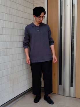 「アイテム（ポロシャツ）」を使った、【相互】Sugawaraさん（メンズ・173cm・20代）の夏コーディネート