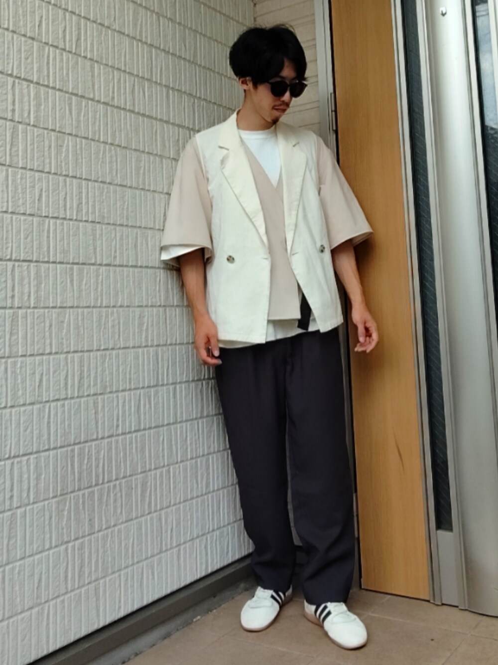 COACH クリアブラウン ラウンドサングラス COACH クリアブラウン ラウンドサングラス