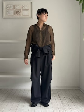「GALERIE VIE（ギャルリー ヴィー）のアイテム」を使った、Sakai_TOMORROWLANDさん（レディース・161cm）の春コーディネート