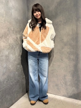 「アディダスオリジナルス」｜「アイテム（ブルゾン）」を使った、AKさん（レディース・156cm）の秋コーディネート