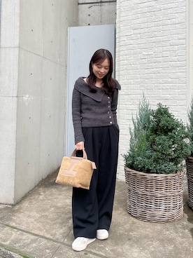「TODAYFUL（トゥデイフル）のアイテム」を使った、ryoさん（レディース・157cm）の冬コーディネート
