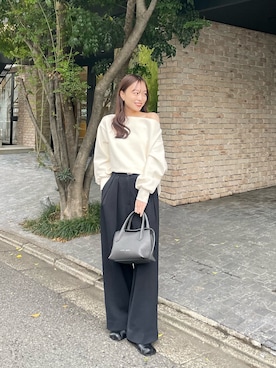 「anuke（アンヌーク）のアイテム」を使った、ryoさん（レディース・157cm）の春コーディネート