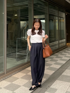 「IACUCCI（イアクッチ）のアイテム」を使った、ryoさん（骨格ナチュラル・レディース・157cm）の夏コーディネート