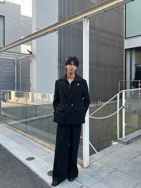 「SINSS（シンス）のアイテム（ジャケット/アウター）」を使った、kazunarinnさん（メンズ・175cm）の春コーディネート