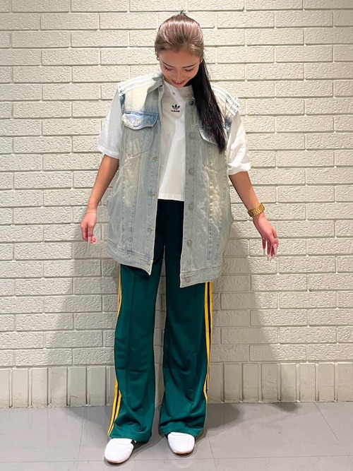 ●ADIDAS●ESSENTIAL RIB TEE 2色 ロゴ 半袖 クロップ エッセンシャルズ クロップ半袖Tシャツ / アディダスオリジナル
