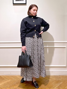 「ビット付きローファー」｜TOMさん（レディース・168cm）の秋コーディネート