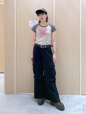 「グリッター」｜mikuさん（レディース・163cm）の夏コーディネート