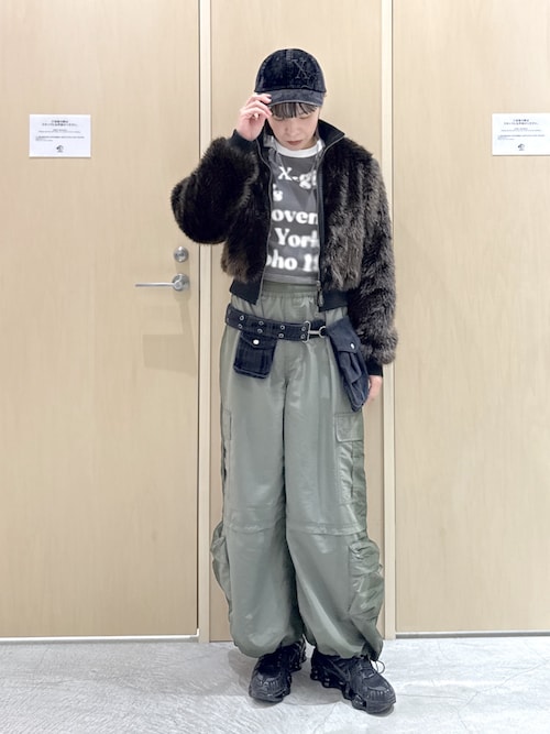 FAUX FUR COMPACT JACKET（ブルゾン）｜X-girl（エックスガール